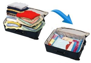 Vakuuma maiss tekstila uzglabāšanai