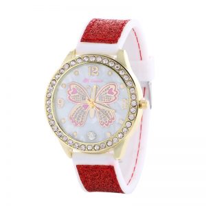 Košs un pamanāms rokas pulkstenis ar silikona siksniņu