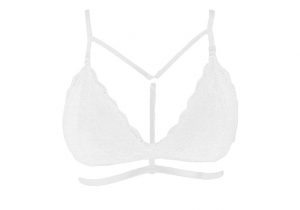 Krūšturis ar stilīgām lencītēm