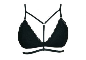 Krūšturis ar stilīgām lencītēm