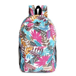 Mugursoma ar vasarīgu motīvu