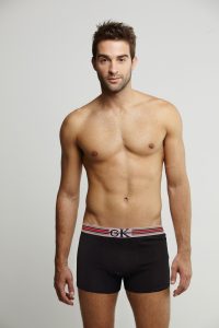 Vīriešu bokseršorti GK M1 - melnā krāsā