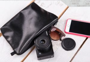 Kosmētikas maciņš no mākslīgās ādas