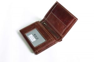 Vīriešu ādas naudas maks - WILD 3201 Coffe