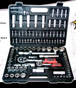 Kombinētais atslegu un muciņu komplekts 108 gab