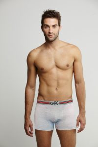 Vīriešu bokseršorti GK M1 - pelēkā krāsā