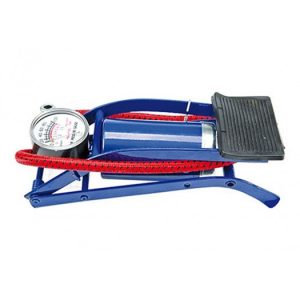 Kājas pumpis ar manometru - 1 cilindrs