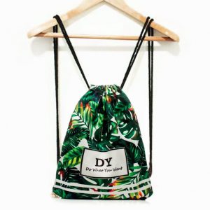 Auduma mugursoma ar apdruku 0525