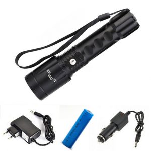 Lādējams kabatas LED lukturis ar ZOOM (tālummaiņa) funkciju