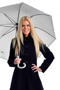 Sieviešu lietussargs ar punktiņiem