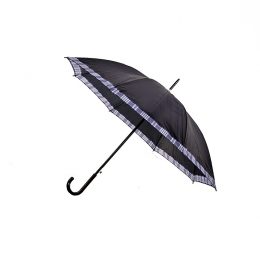 KLAISKAIS lietussargs melnā krāsā
