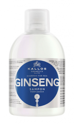 KALLOS Cosmetics - šampūns vīriešiem - GINSEGN (1000ml)