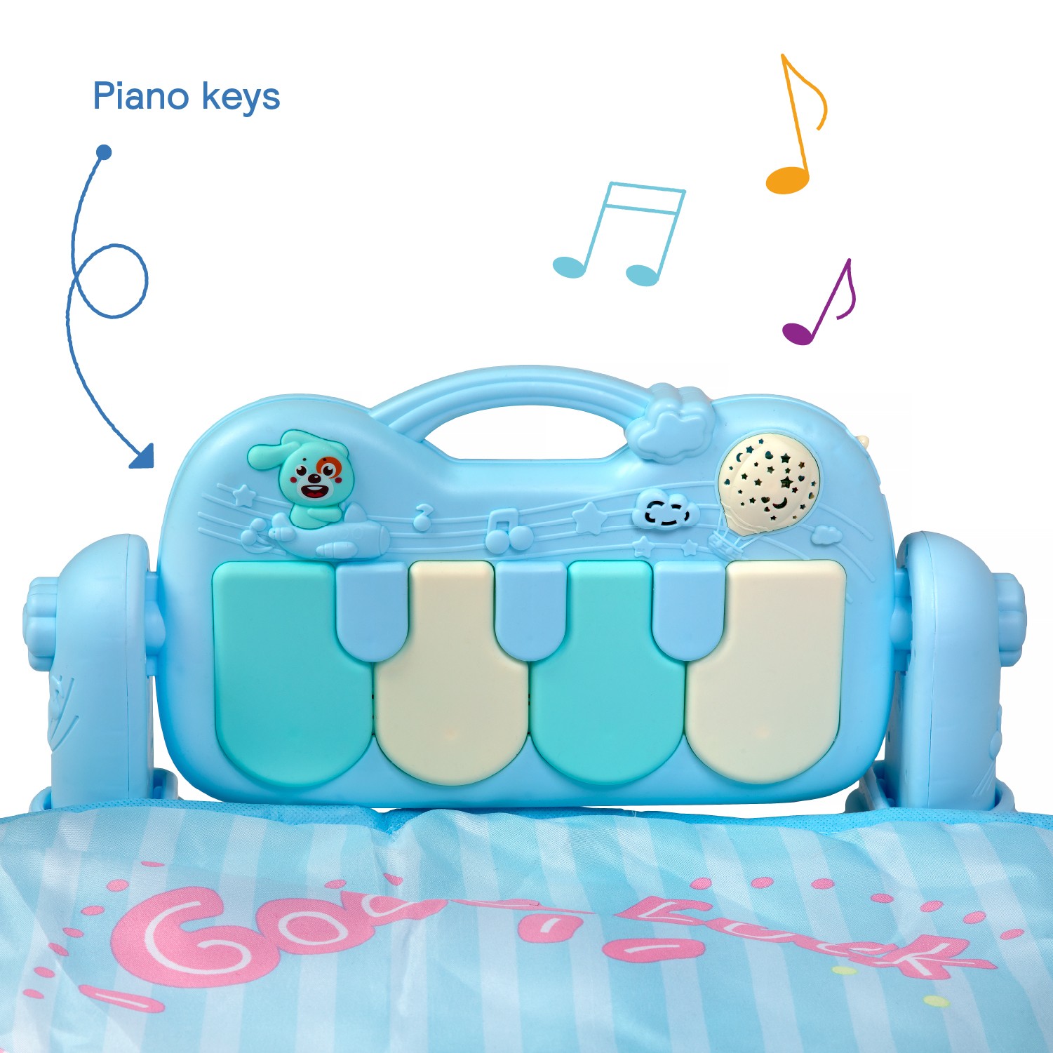 Interaktīvais aktivitātes paklājiņš mazuļiem - Image 4