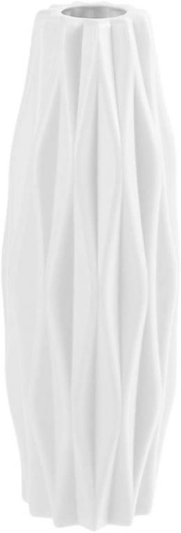 Plastmasas vāze, balta