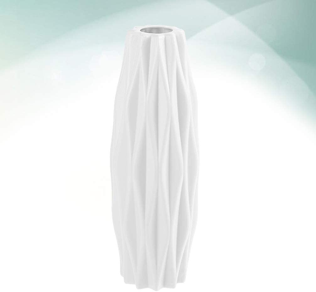 Plastmasas vāze, balta - Image 3