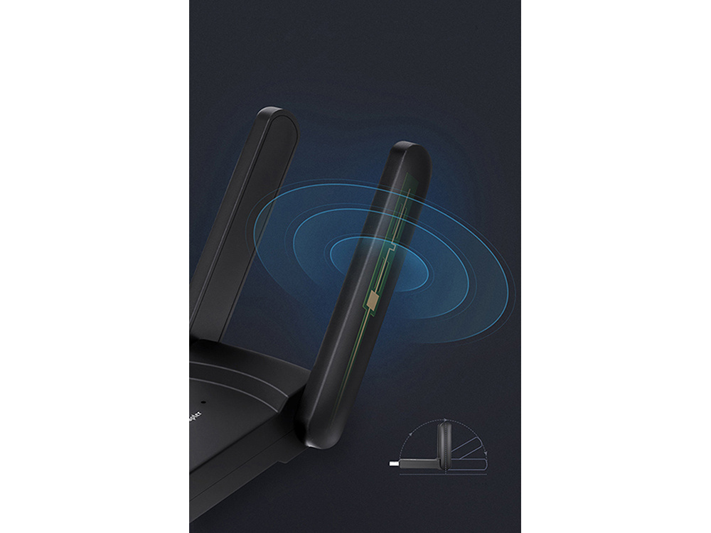 Wi-Fi tīkla karte wifi usb adapteris 1200mbps dual - Image 5