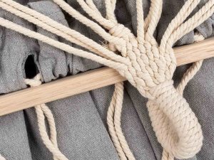 Šūpuļtīkls pelēkā krāsā 150x280 27122