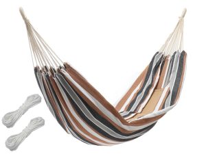 Šūpuļtīkls pelēkos toņos 150x200 cm 27120